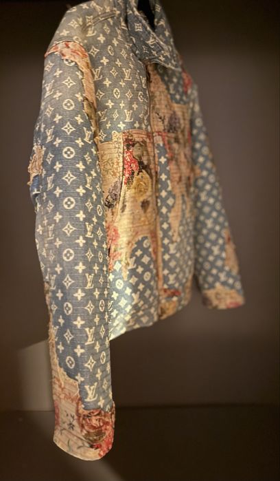 LV Destroyed Workwear Denim Jacket