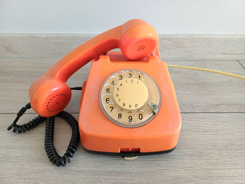 Telefon fix retro cu roata