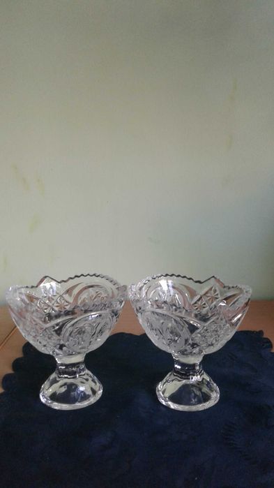 Креманки  хрустальные  СССР