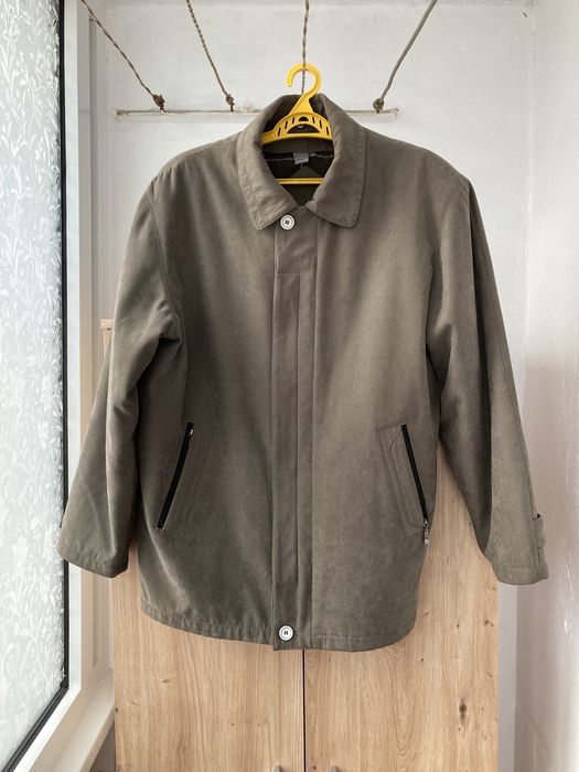 Pardesiu /palton barbati cu mesada detasabila, XXL, verzui