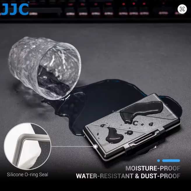 Калъф кутия за SD Card и MicroSD JJC влагоустойчив побира 12 СД Карти