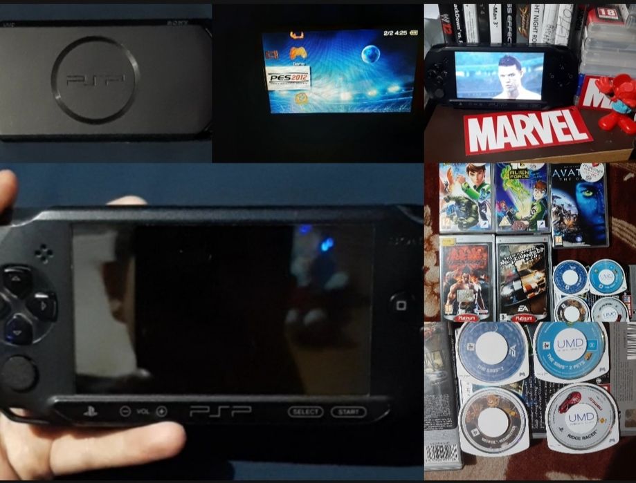 Vând psp street în stare bună impecabil model 1004 cu 10 funcționabil