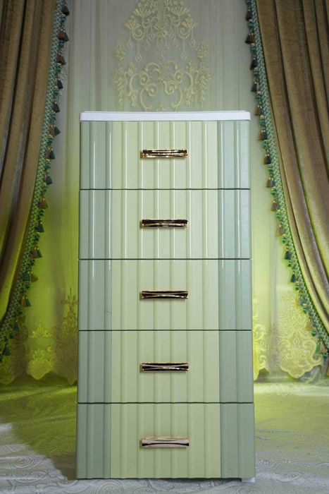 Пластиковый комод с 5 вместительными ящиками