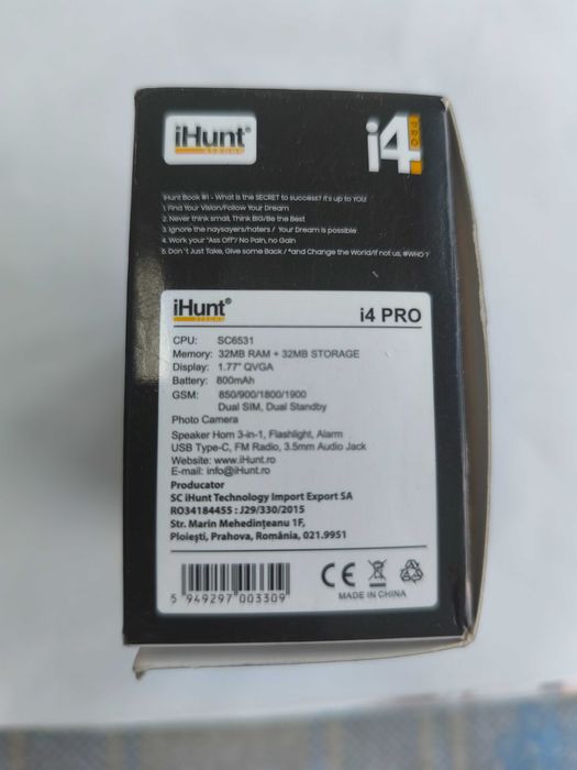 Telefon mobil iHunt i4 pro negru dual sim