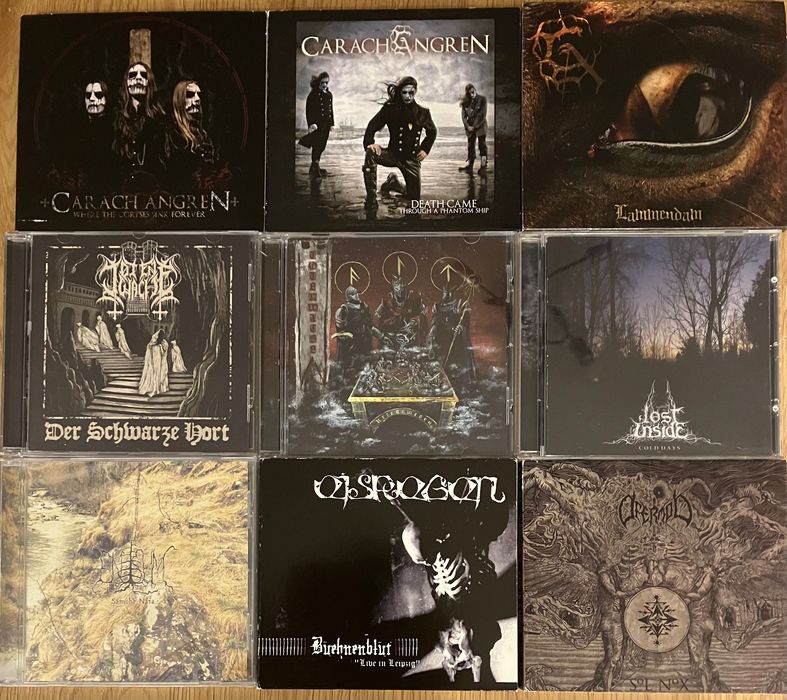 Дет, блек метъл, оригинални дискове CD metal