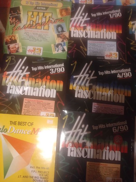 Vinyl-uri top 13 Music Club Hit Fascination 1990-1991 toata colectia