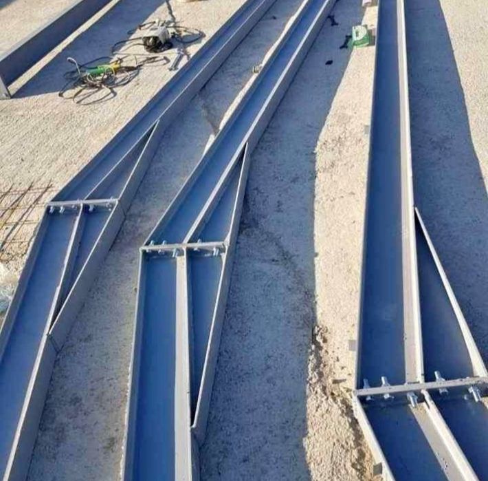 Vand hala structura 200mp metalică 10x20x4 confectionata din profil ip