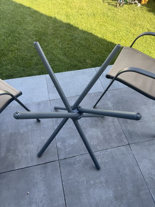 Set terasa masa cu doua scaune