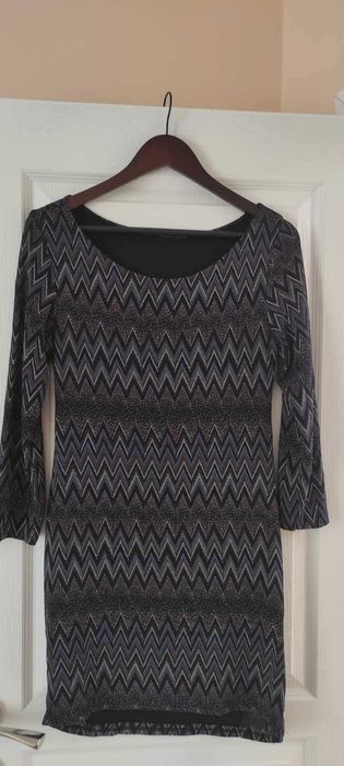 Цветна мини рокля