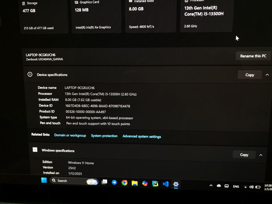 Asus Zenbook 14 Oled