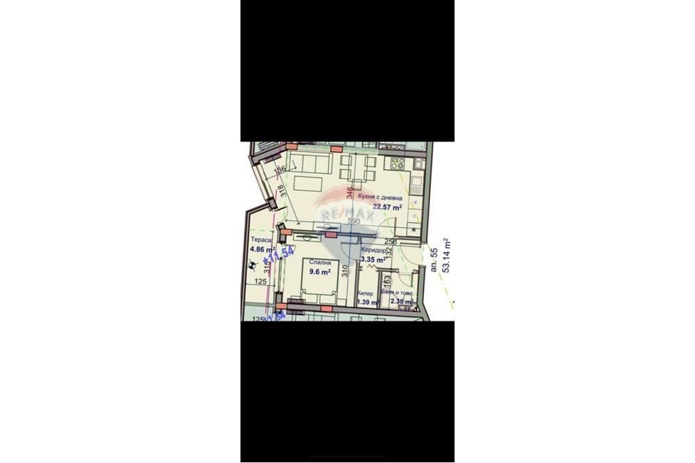 Продава се Двустаен апартамент в Варна, Възраждане 1 - 62 кв.м за 1350 €/кв.м - Снимка #1