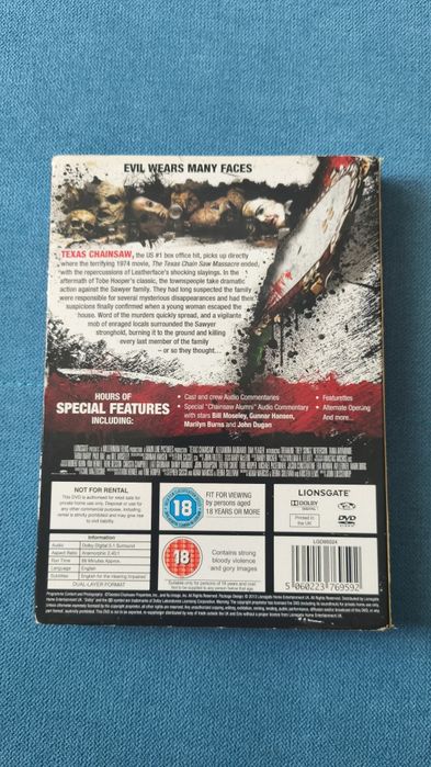 Film DvD Texas Chainsaw Massacre