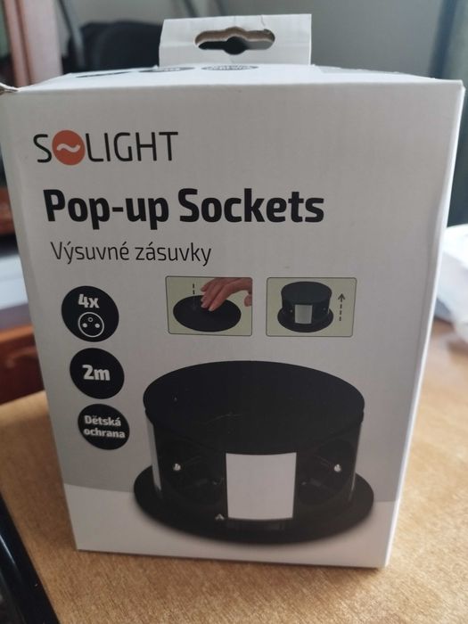 Corp prize incorporabil in mobilier, sistem pop-up, 4 prize 230v