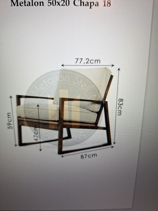 Мебели от метал и дърво