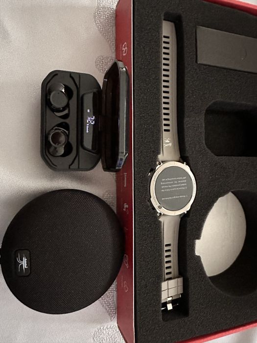 Смарт комплект - часовник, слушалки и тонколона