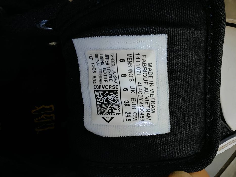 Кецове Converse номер 39