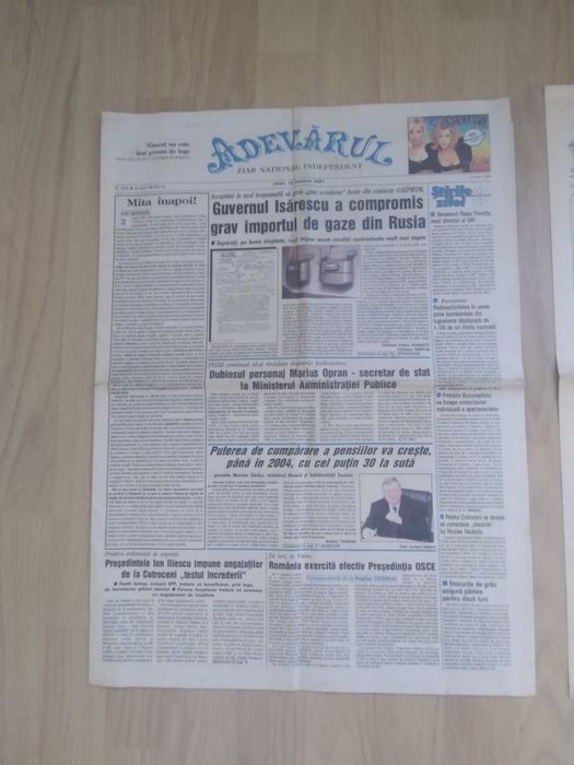 Ziar din perioada ceausescu