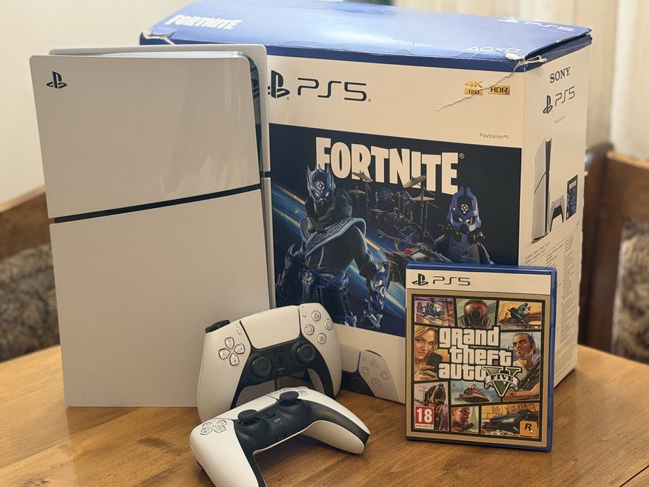 Playstation 5 slim (disk version)  1 терабайт.