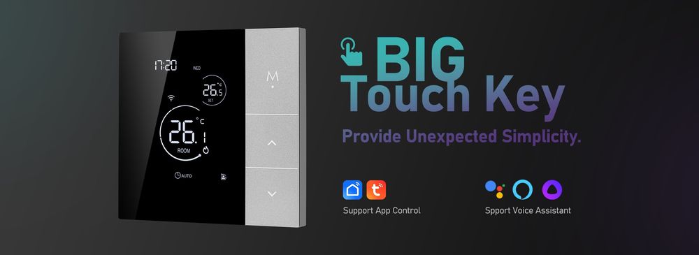 Termostat interior TGP508 Beok, Tuya app