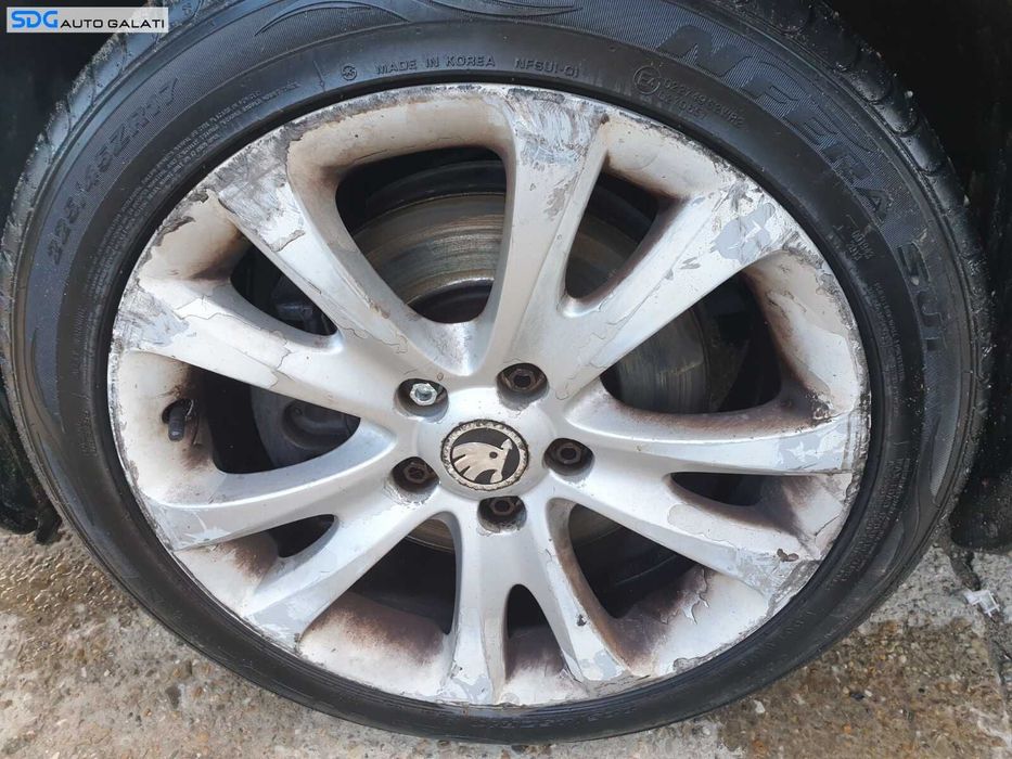 Set 4 Jante Roti Aliaj 225 45 17 R17 5x112 Skoda Octavia 3 2013 - 2017 Cod sdgj17bss23