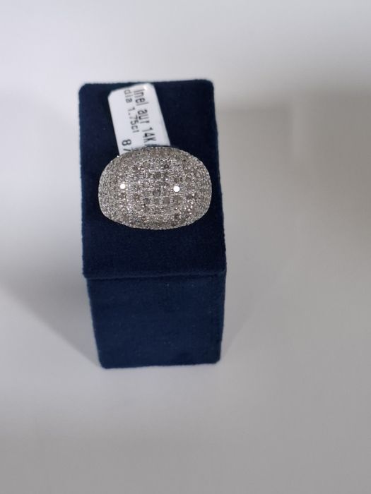 Inel aur 14k cu diamante