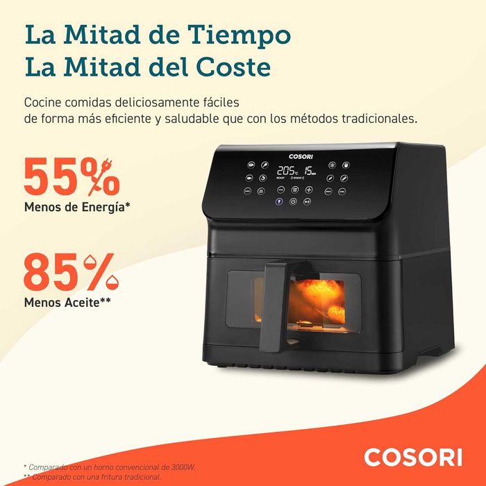 Фритюрник/Еър фрайър с горещ въздух - COSORI CAF-P652-KEU 6.2L 1700W