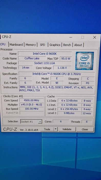 componente calculator PC i5 - 9600k MB: Z390 16GB RAM DDR4