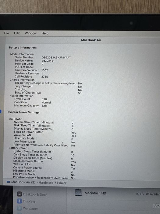 MacBook Air 13” M1 (2020), 512 GB