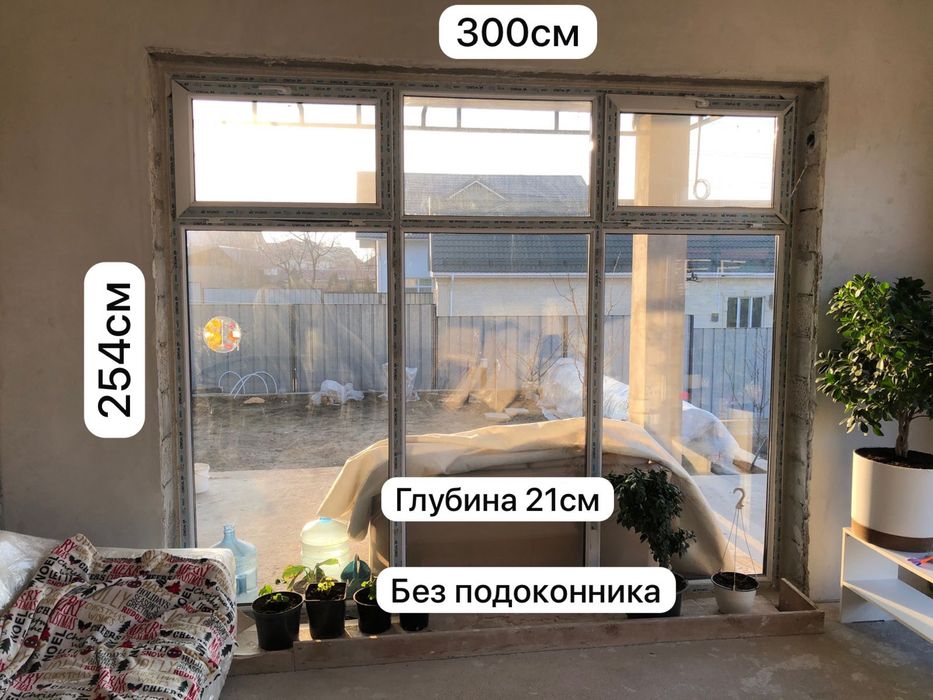 Продам пластиковые окна 5 шт