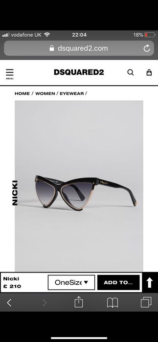 Дамски слънчеви очила Dsquared2