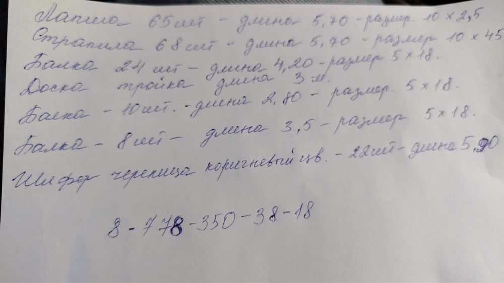 Продам материалы для кровли