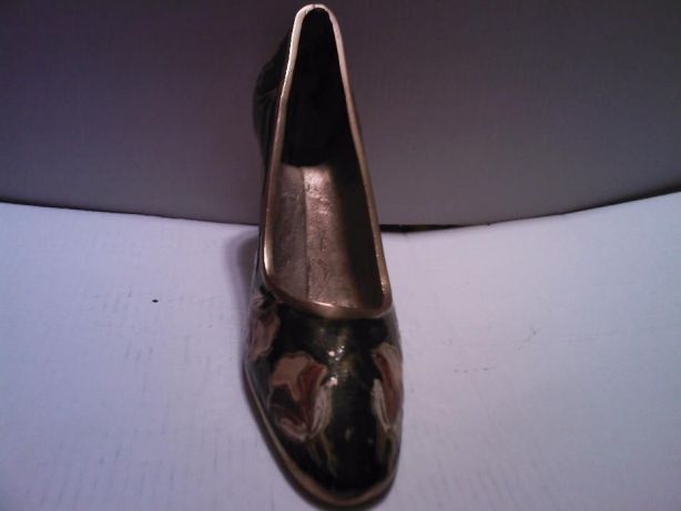 Pantof dama vintage alama bronz emailat Anglia