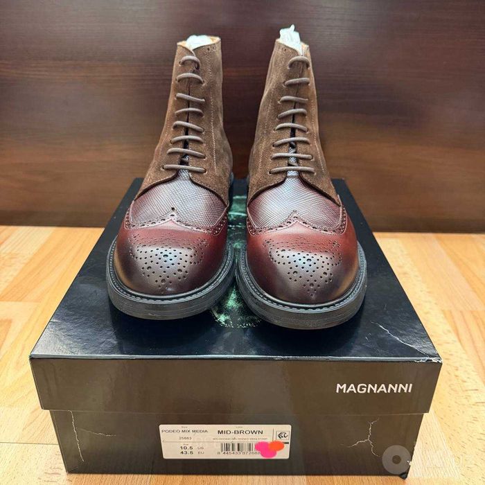 Мужские ботинки Magnanni Podeo Mix! Новые в коробке! Made in Portugal!