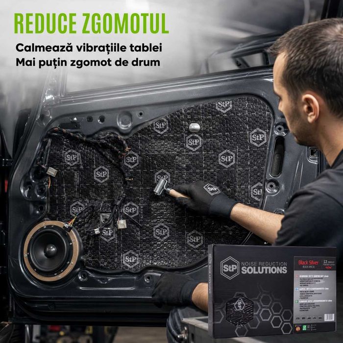 Insonorizant auto STP Black Silver
