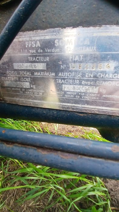 vand tractor fiat 450