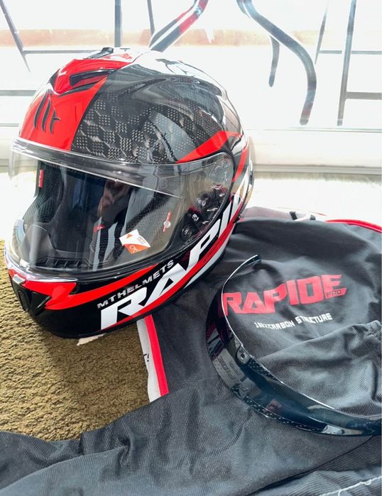 Каска MT Rapide Pro Carbon + PINLOCK