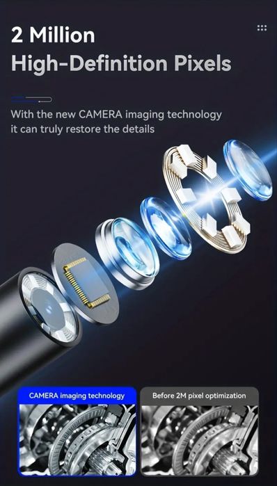 Профессиональный Эдоскоп для СТО