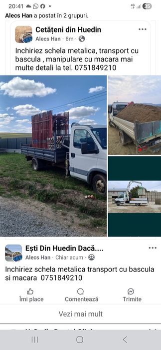 Transport/Schela /constructi