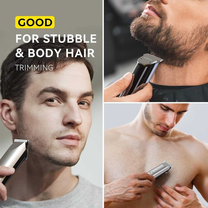 Тример unibono с дисплей, за коса , глава, мустаци със зарядна станция