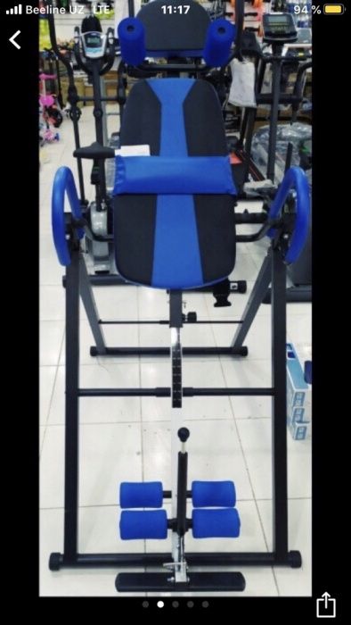 Инверсионный стол для позвоночника