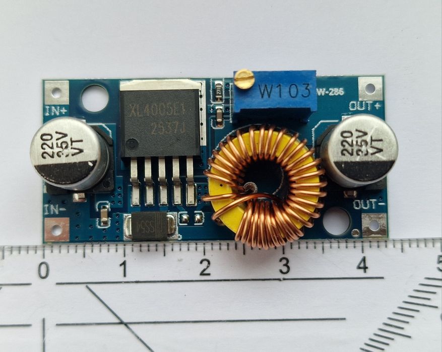 Modul Coborâtor Tensiune XL4005 Step-Down DC-DC, 5A, Reglabil