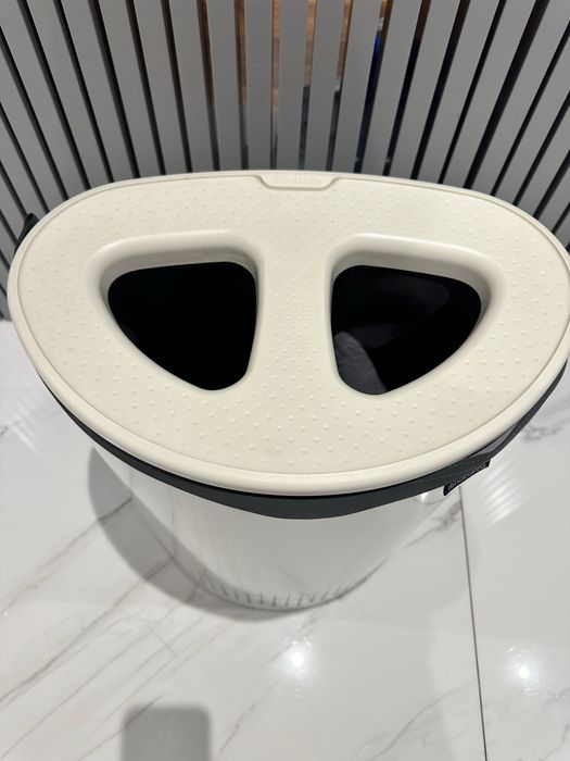 Кош за пране Brabantia Selector 55L, White, пластмасов капак, Бял