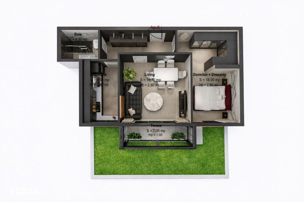 Ap. 2Cam Decomandat+Gradina In Complex Premium De 3 Blocuri P+3! — fotografia 1