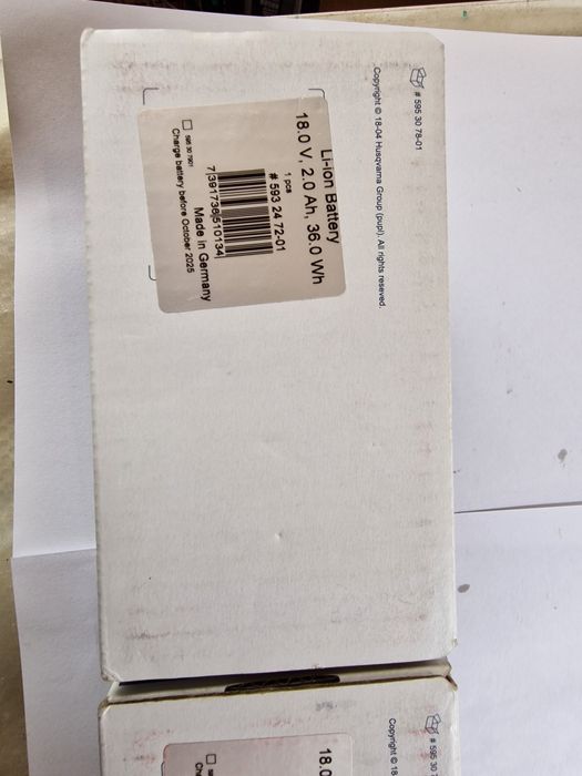 -50% Baterie 18V 2.0Ah Husqvarna Automower 305 310 315 Gardena Sileno