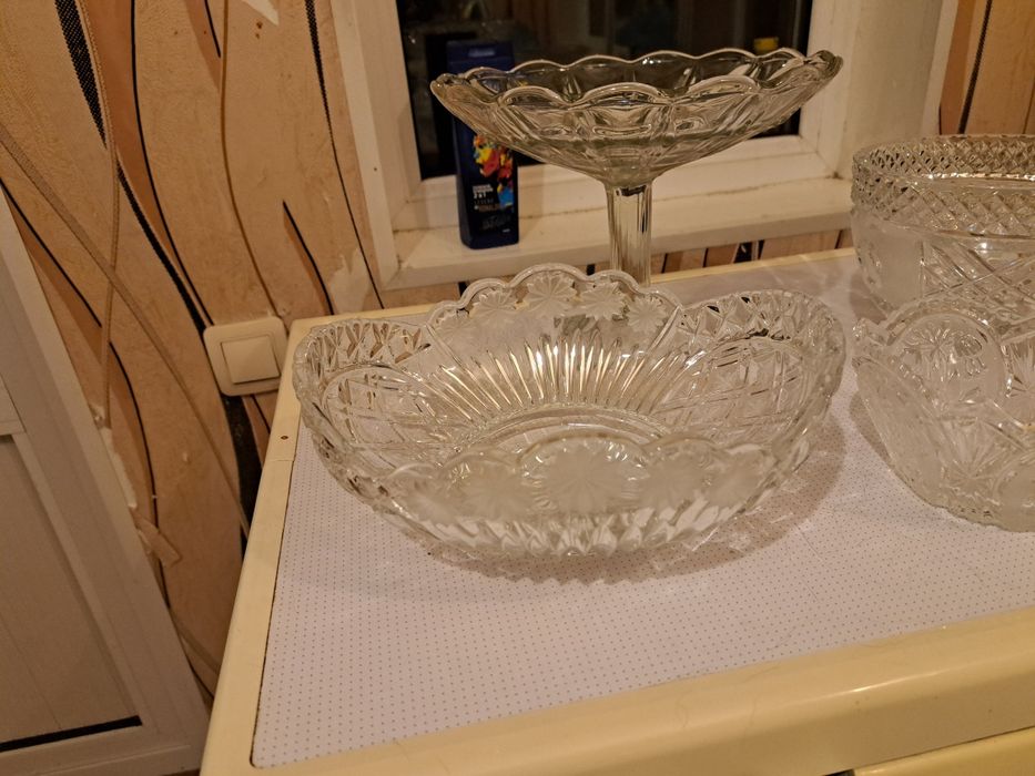 Хрустальные вазочки