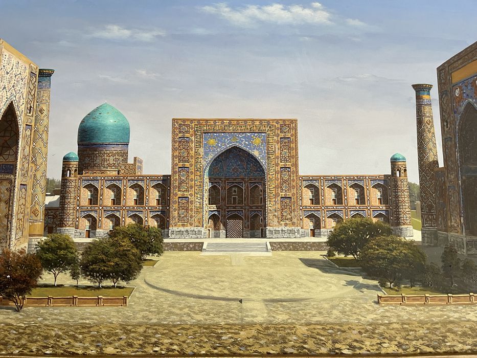 Картина маслом Регистан