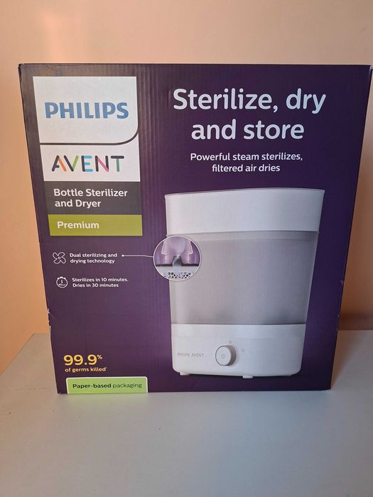 Стерилизатор Philips Avent - Premium, с функция изсушаване