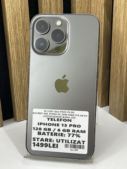 Iphone 13 Pro 128Gb 77% baterie Garantie / Factura #61199