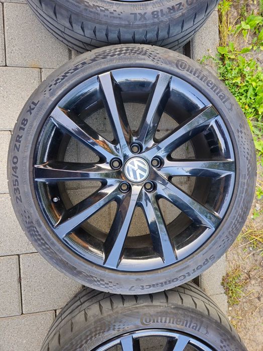 Set de 5 jante Samarkand 18" cu Cauciucuri Continental Sport Contact