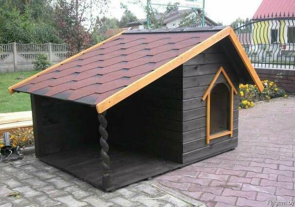 Будки для собак.